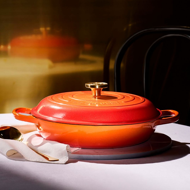 Cocotte baja tipo cacerola Edicin Especial Centenario! Le Creuset