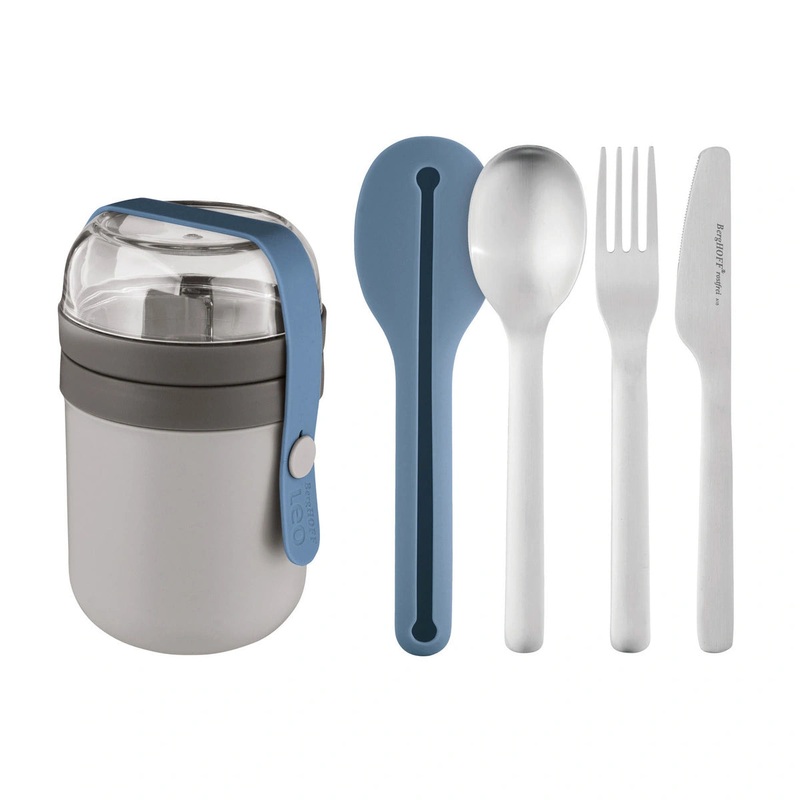 Set de recipiente dual con cubertera de 3 piezas y funda de silicona Berghoff