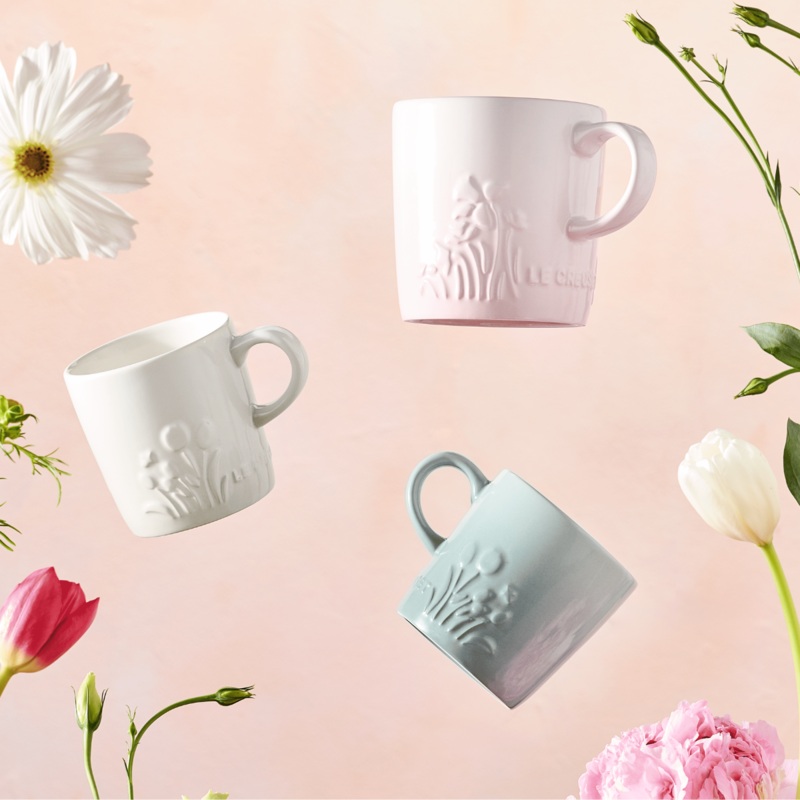 Taza cermica tipo mug 350 ml Jardn Le Creuset