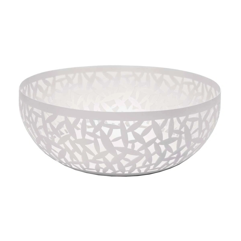 Frutero en acero colorado blanco Cactus! Alessi