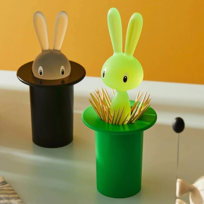 Palillero de resina termoplstica Magic Bunny Alessi