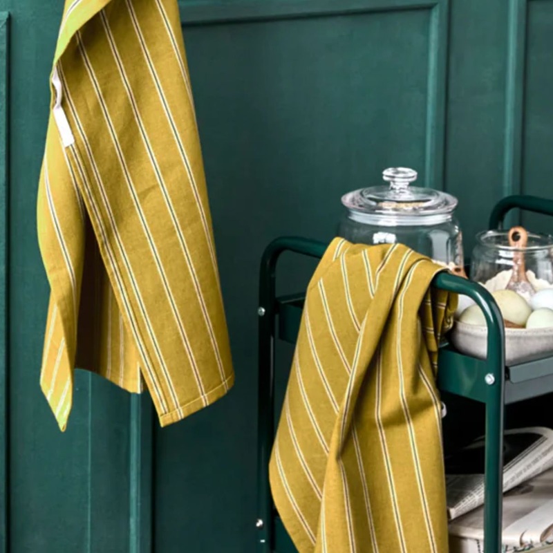 Set de 3 paos de cocina grandes 100% algodn Cook House Doctor