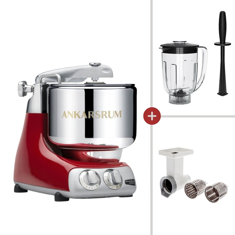 Pack promocin! Amasadora Ankarsrum + Accesorios batidora de vaso y cortador de verduras