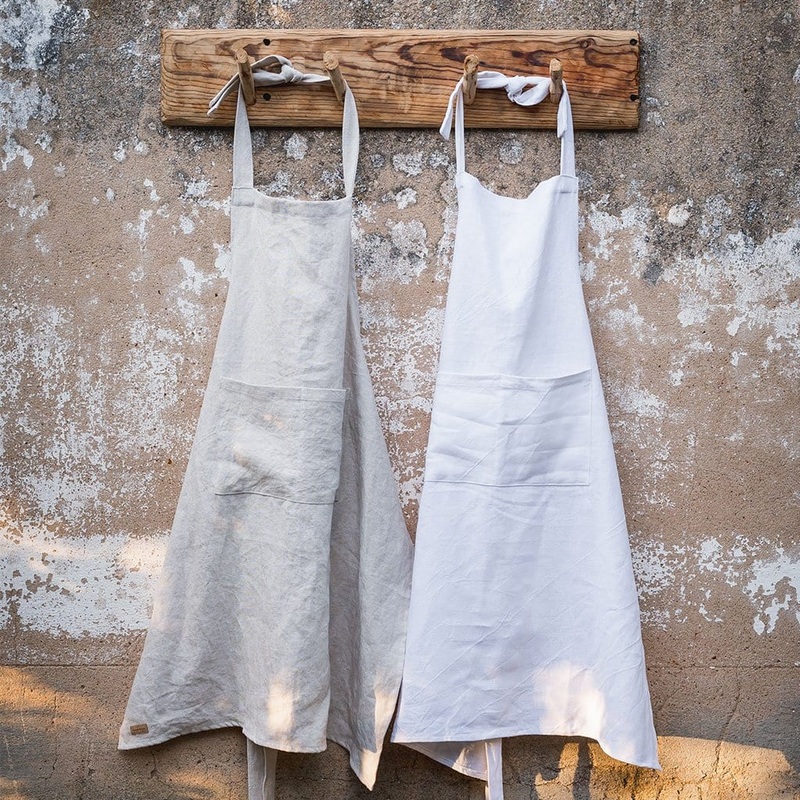 Delantal Francs de lino Claudia&Julia