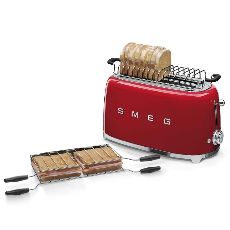 Tostadora de 4 rebanadas 50' Style de SMEG