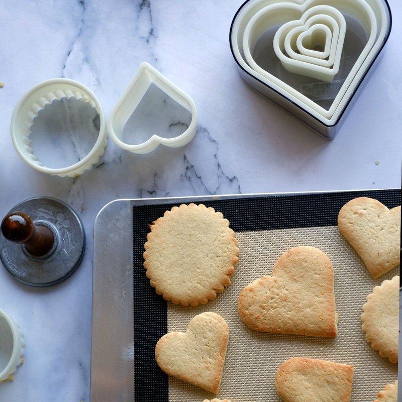 Set 7 cortadores corazn De Buyer