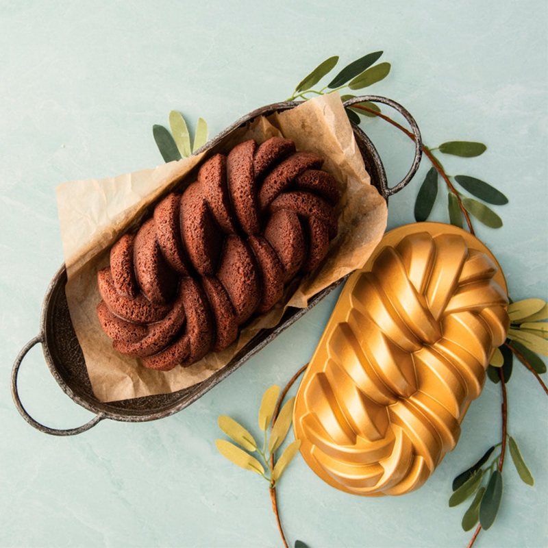 Molde Loaf Pan trenzado 75 Aniversario Nordic Ware