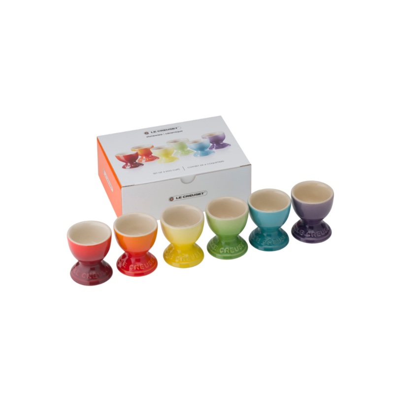 Set 6 hueveras Arcoiris Le Creuset