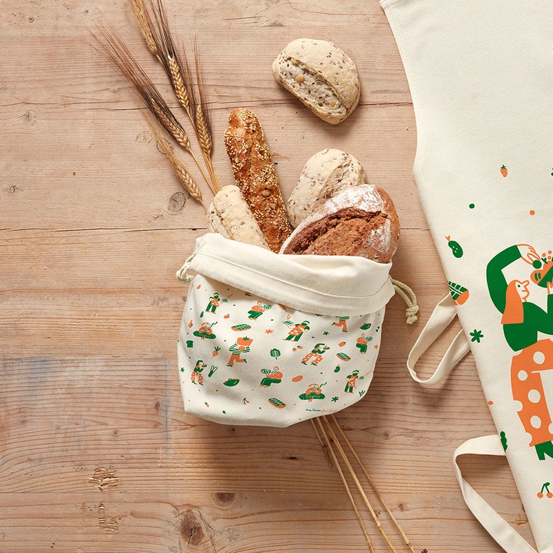 Bolsa de algodn con cordn de Lku