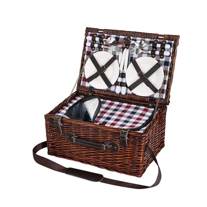 Cesta de picnic VARESE con bolsa trmica de Cilio
