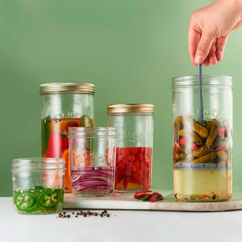 Tarro para aceitunas y encurtidos con elevador de Kilner