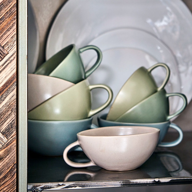 Taza redonda cermica Lea de Affari of Sweden