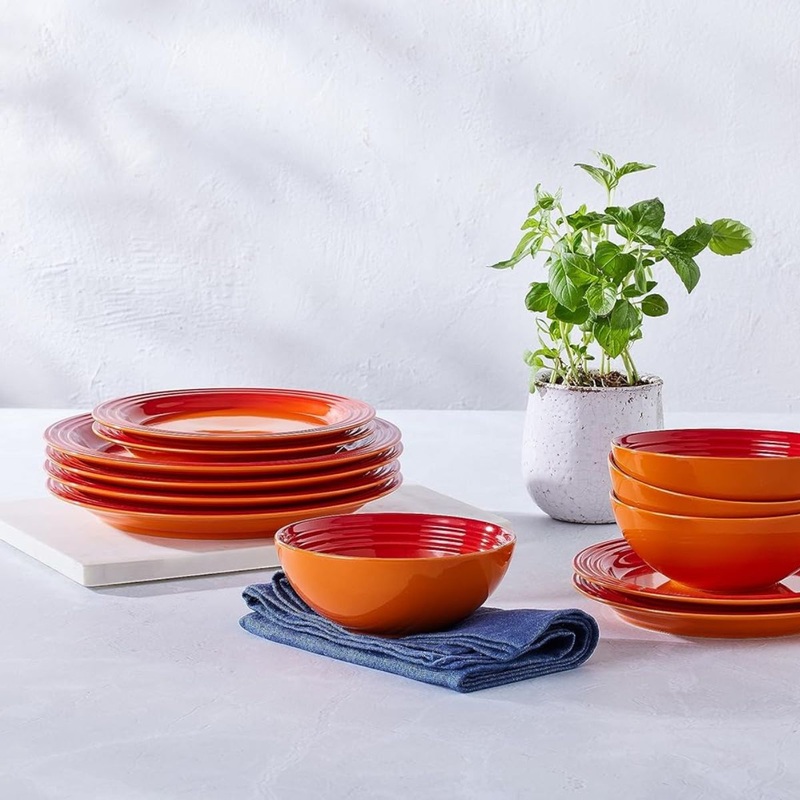 Conjunto 12 piezas cermicas para servir de Le Creuset