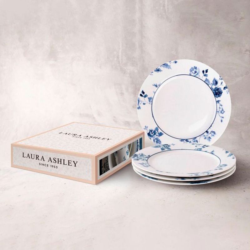 Conjunto de 4 platos Blueprint de Laura Ashley