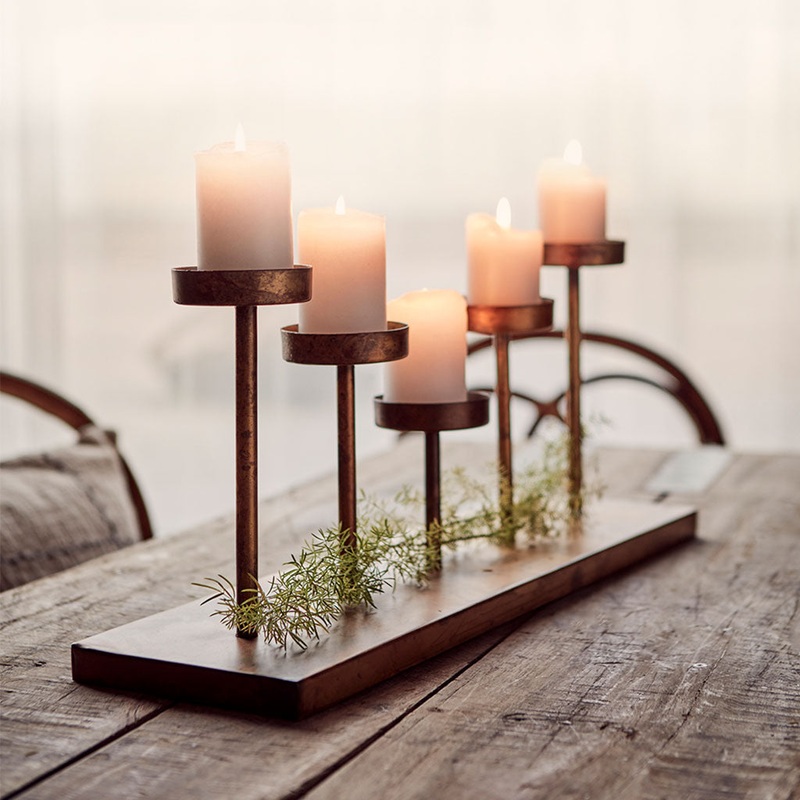 Portavelas Thomas para 5 velas de Affari of Sweden