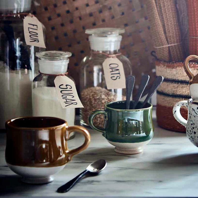 Taza cermica tipo capuccino Leo de Affari of Sweden