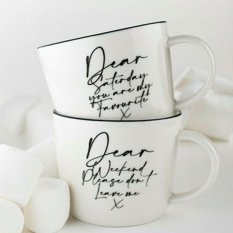Taza Dear Saturday de Dutch Rose
