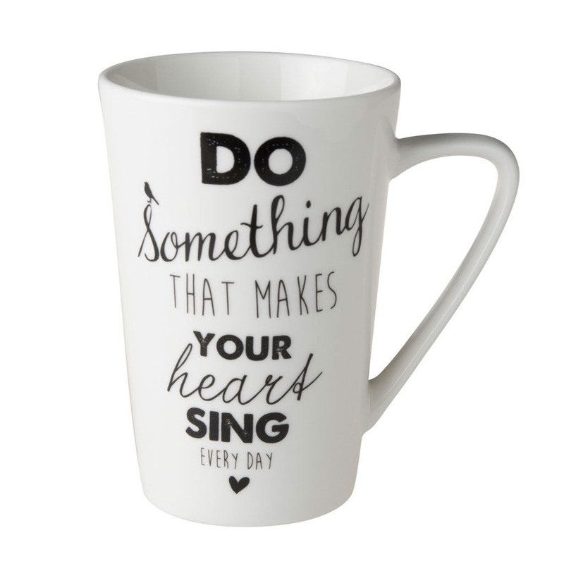 Tazas de Porcelana Black&White XL Dutch Rose