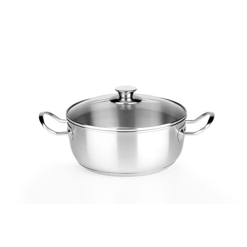 Cacerola Chef con tapa de cristal Monix