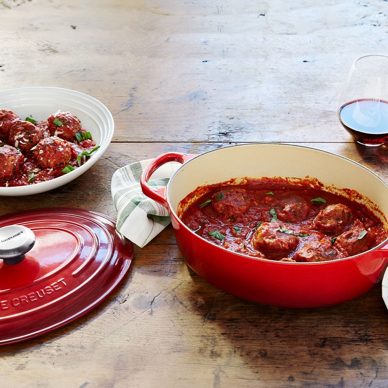 Cocotte oval baja Evolution de Le Creuset