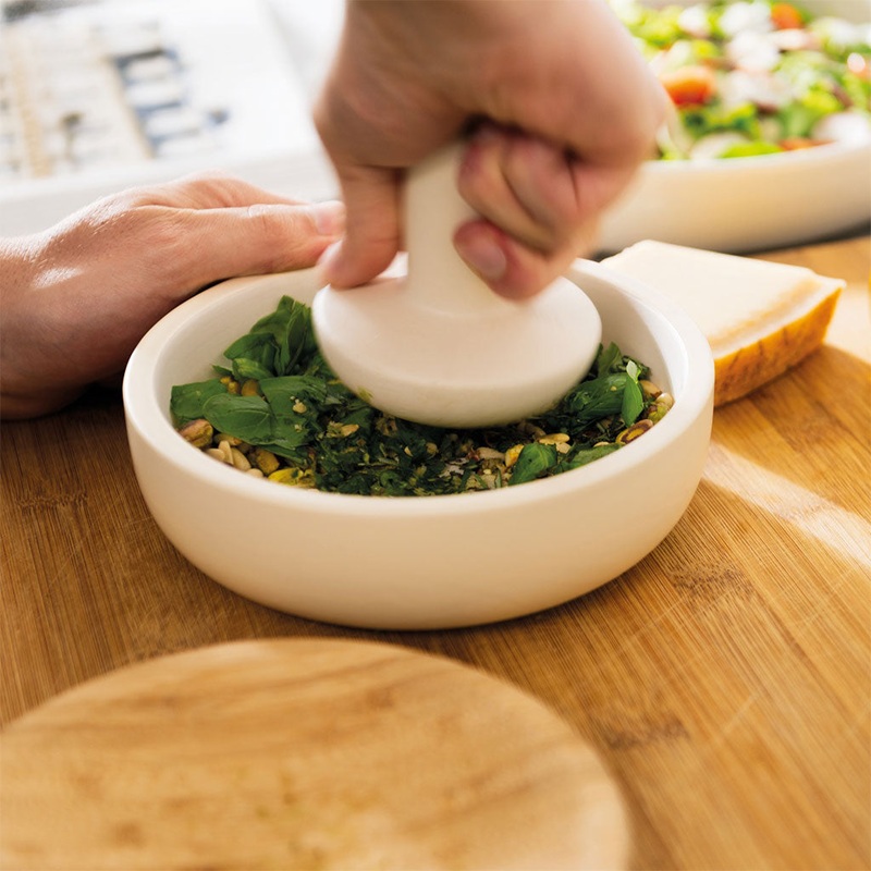 Mortero cermico con maza grande Berghoff