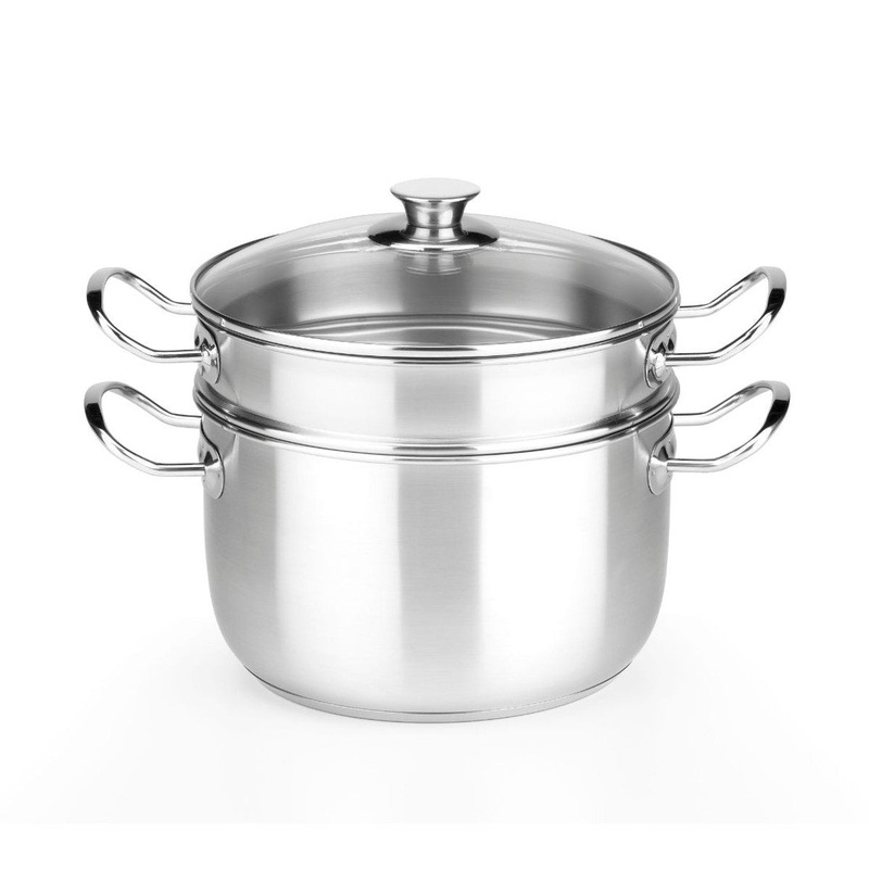Olla Vapor Chef con tapa de cristal Monix