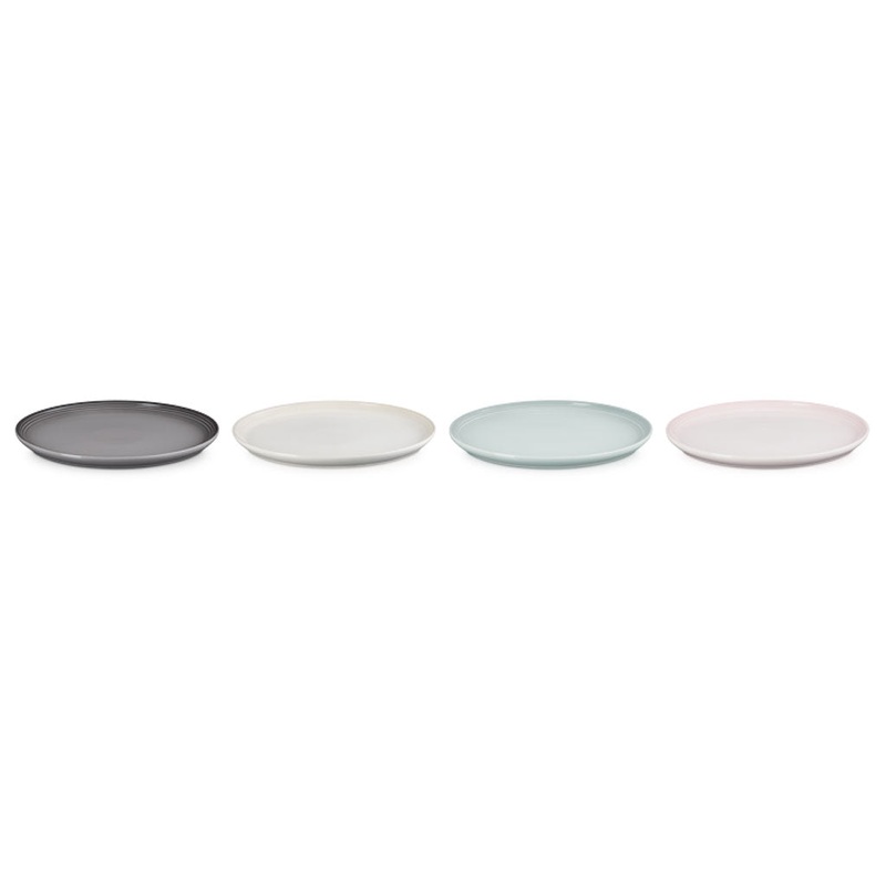 Set de 4 platos cermicos Coupe Le Creuset
