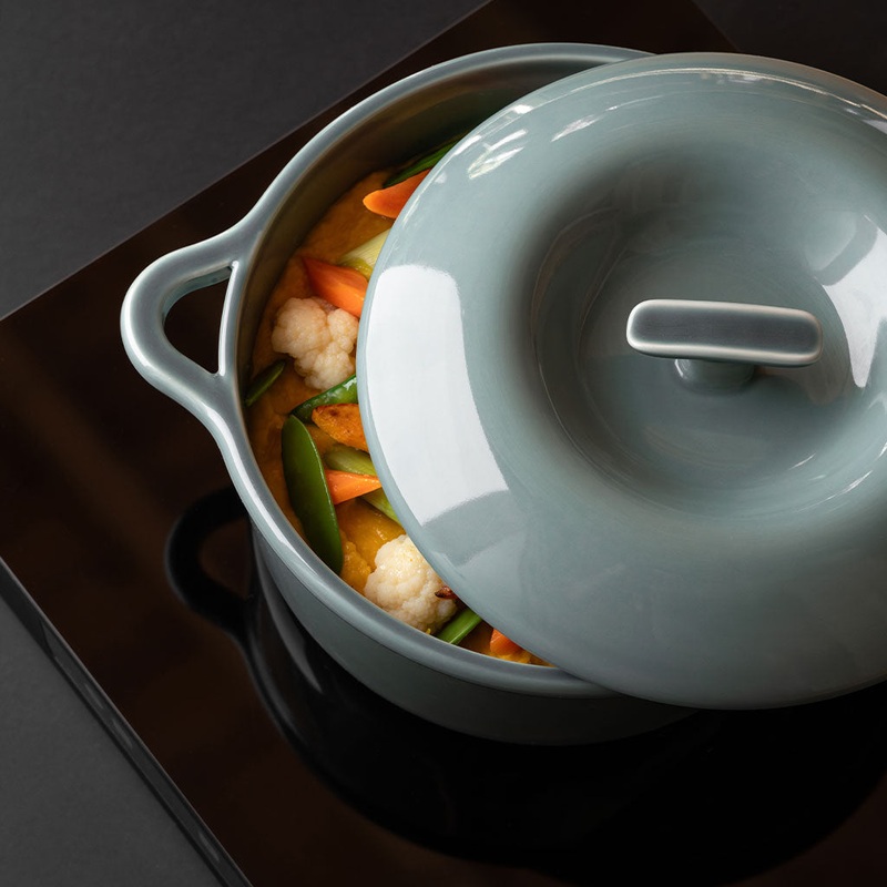 Cocotte de porcelana redonda Bombance Revol