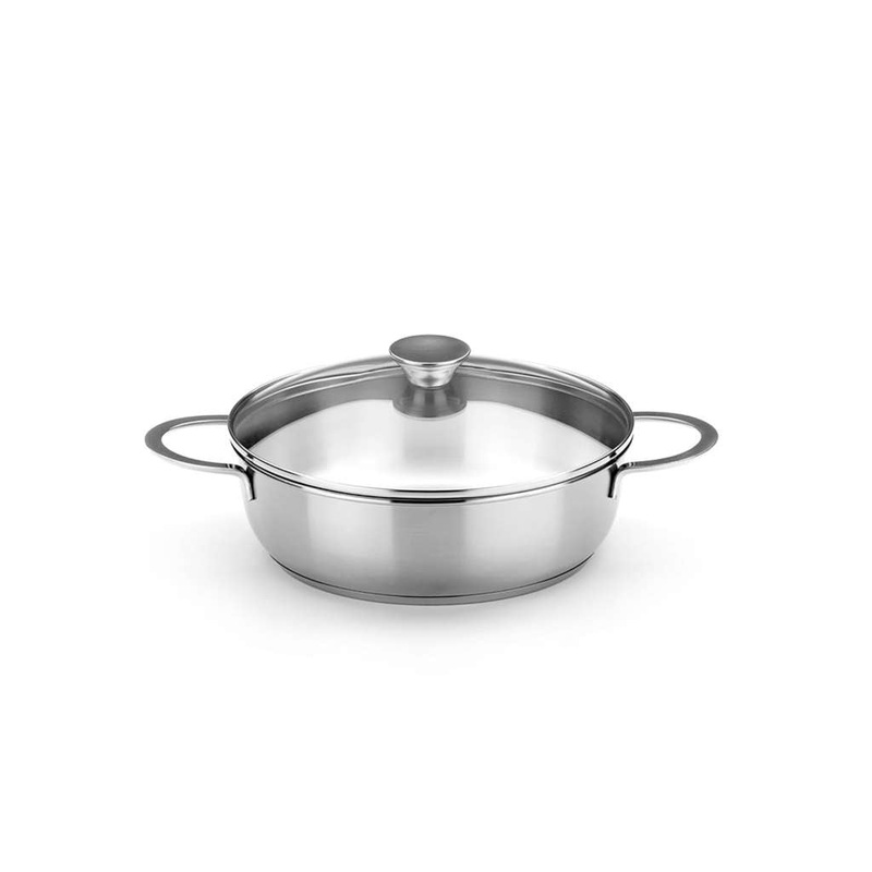 Rustidera de acero inoxidable con tapa Ancora BRA