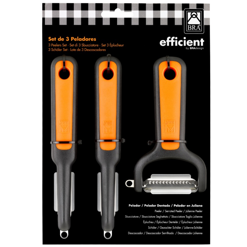 Set de 3 peladores Efficient BRA