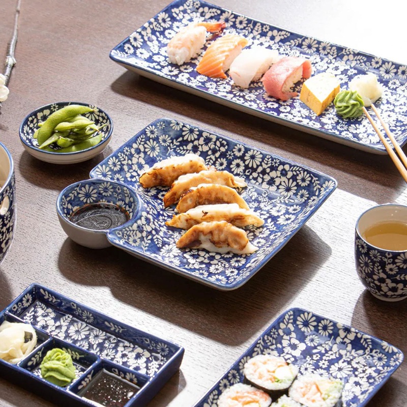 Plato de gres con salsera Hana Ladelle