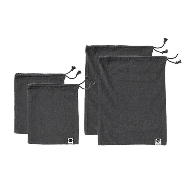 Set de 4 bolsas de algodn para frutas y verduras Ladelle