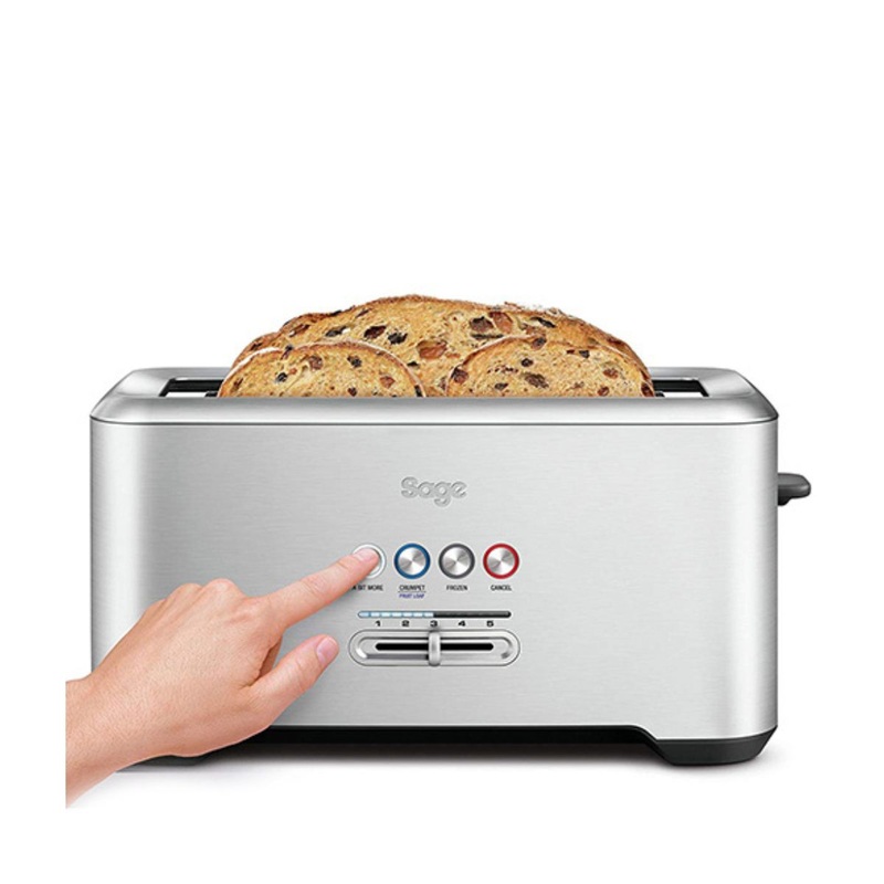 Tostadora de 2 ranuras largas con indicador LED Sage Breville