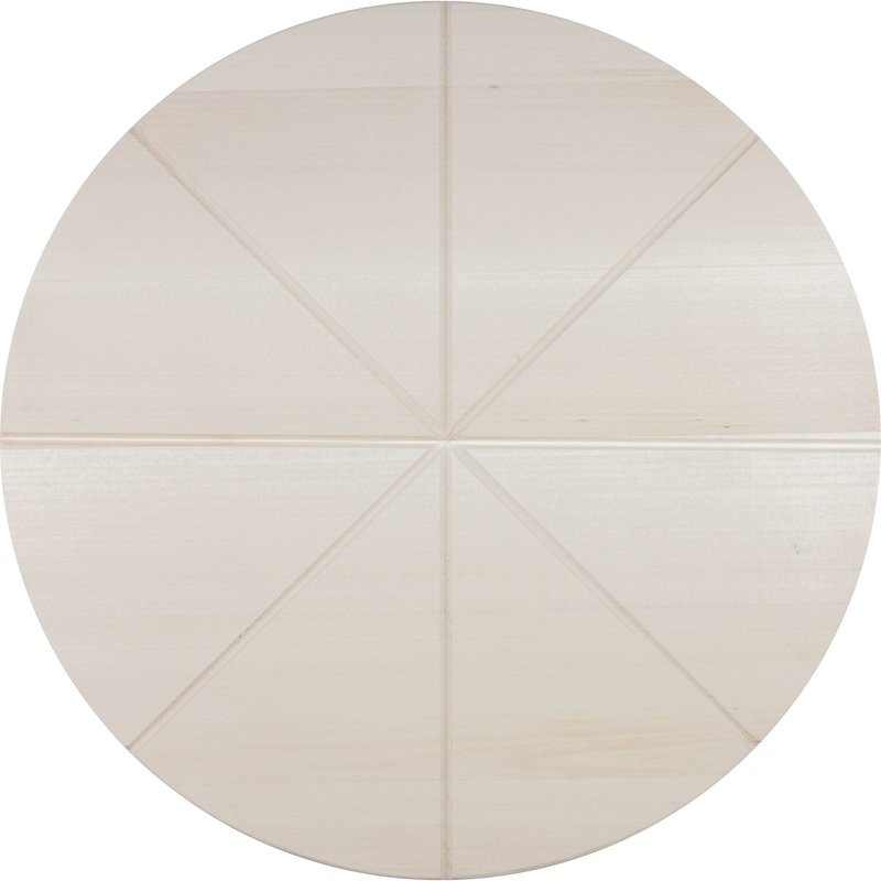 8 slice wooden pizza cutting board 50cm