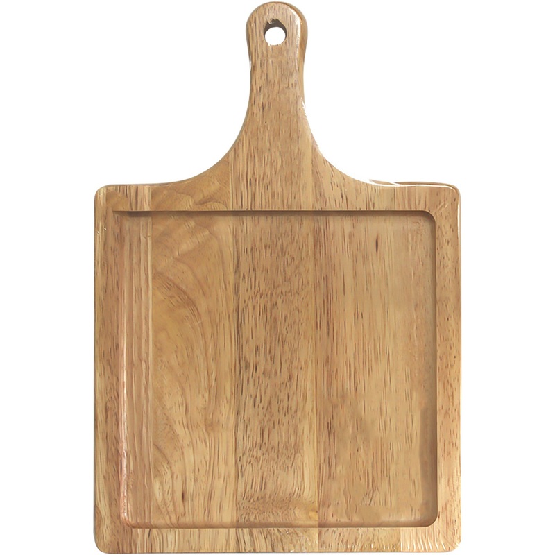 Serving board with handle and juice groove 24cm