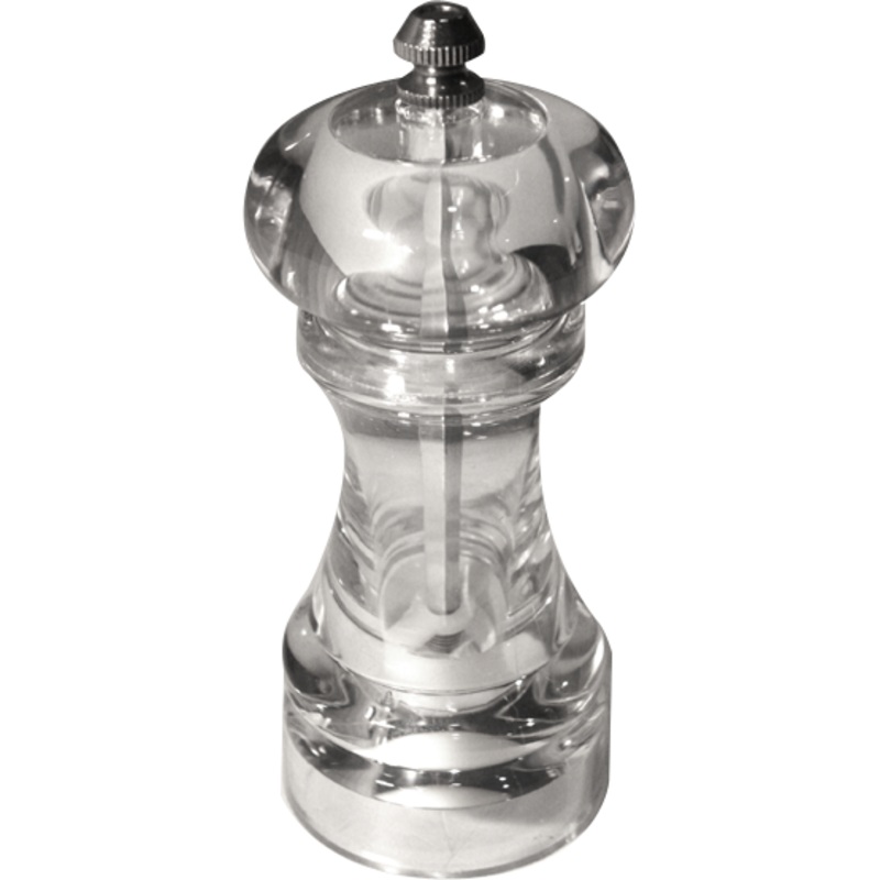 Acrylic salt/pepper mill 14.5cm