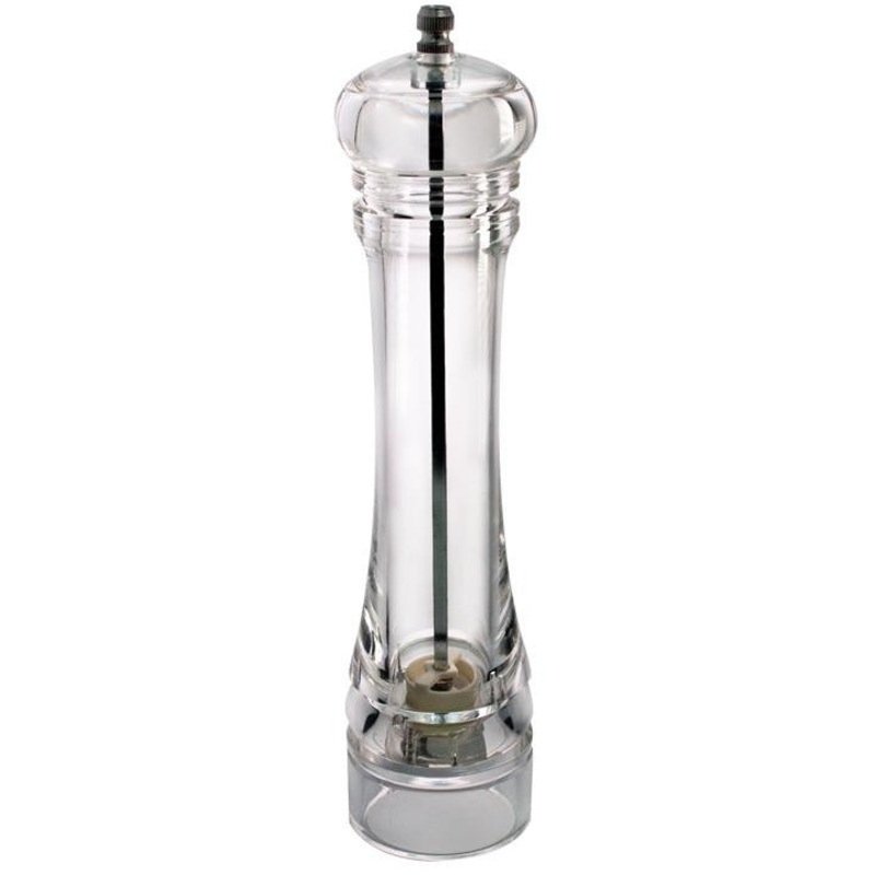 Acrylic salt/pepper mill "Transparent" 25cm