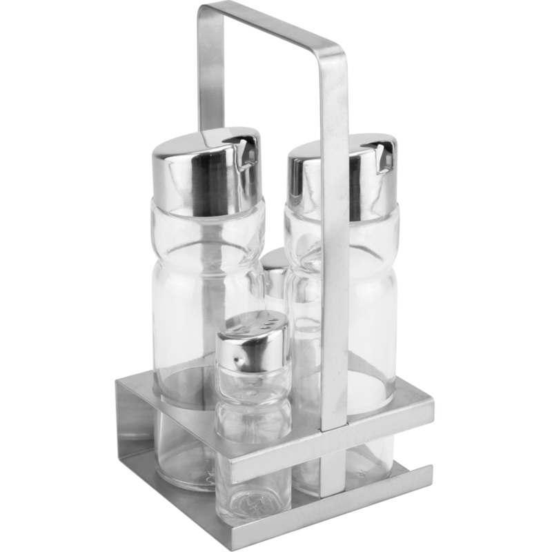 Condiment set with square handle 5pcs