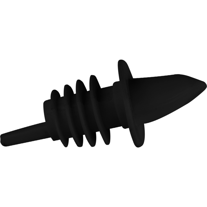 Free flow spirits pourer "Economy" black