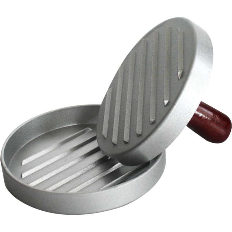 Hamburger mold with wooden handle 11.5cm