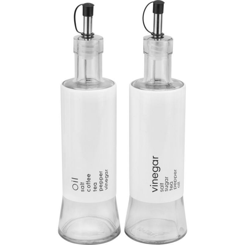 Oil and vinegar bottle set "White" 320ml each