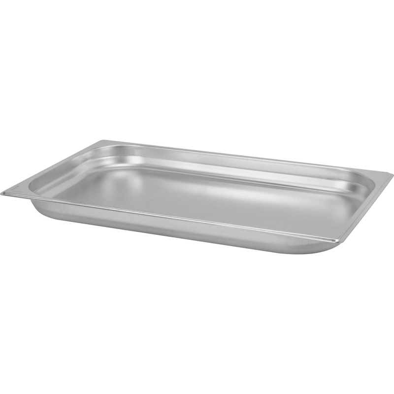 Stainless steel 18/10 gastronorm container GN 1/1 40mm 5 litres