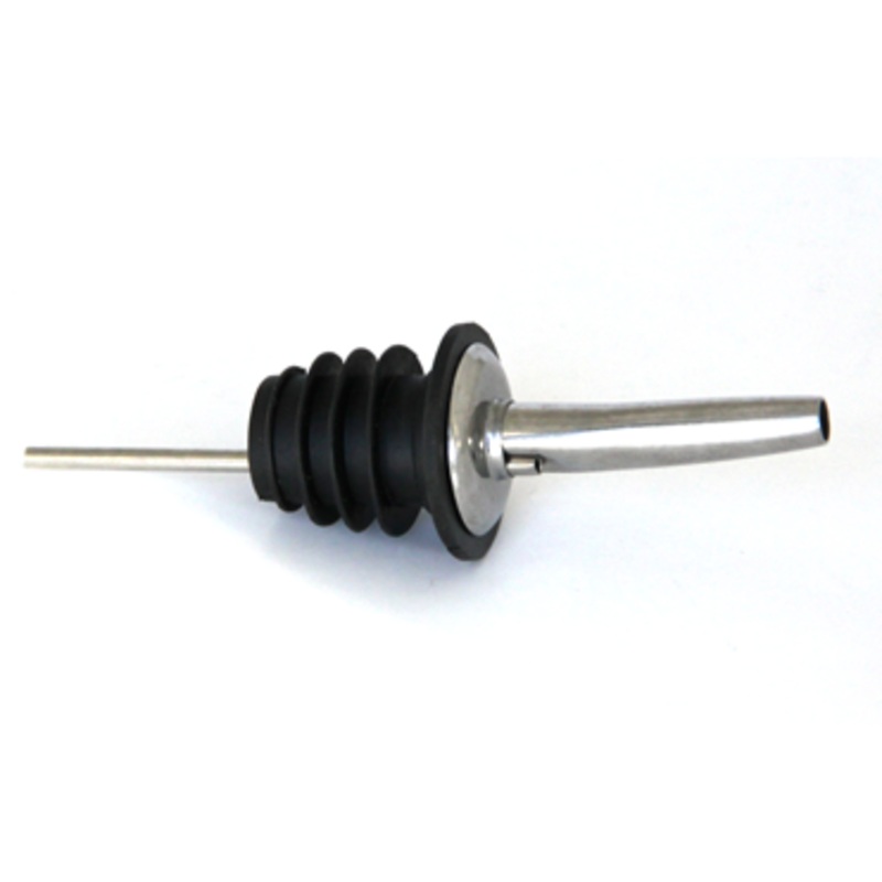 Stainless steel free flow pourer