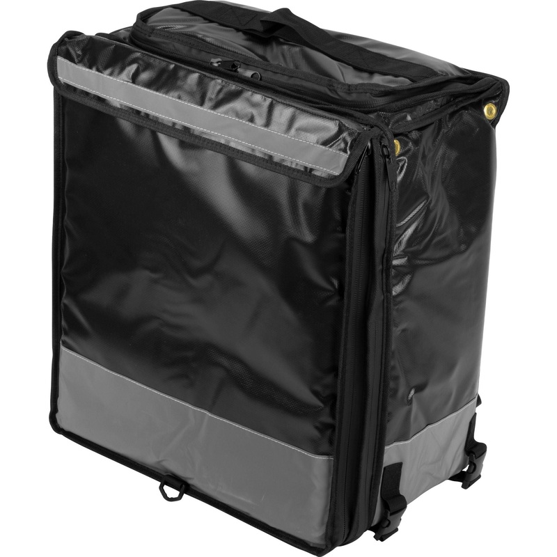 Insulated food delivery bag black 45x45x50cm