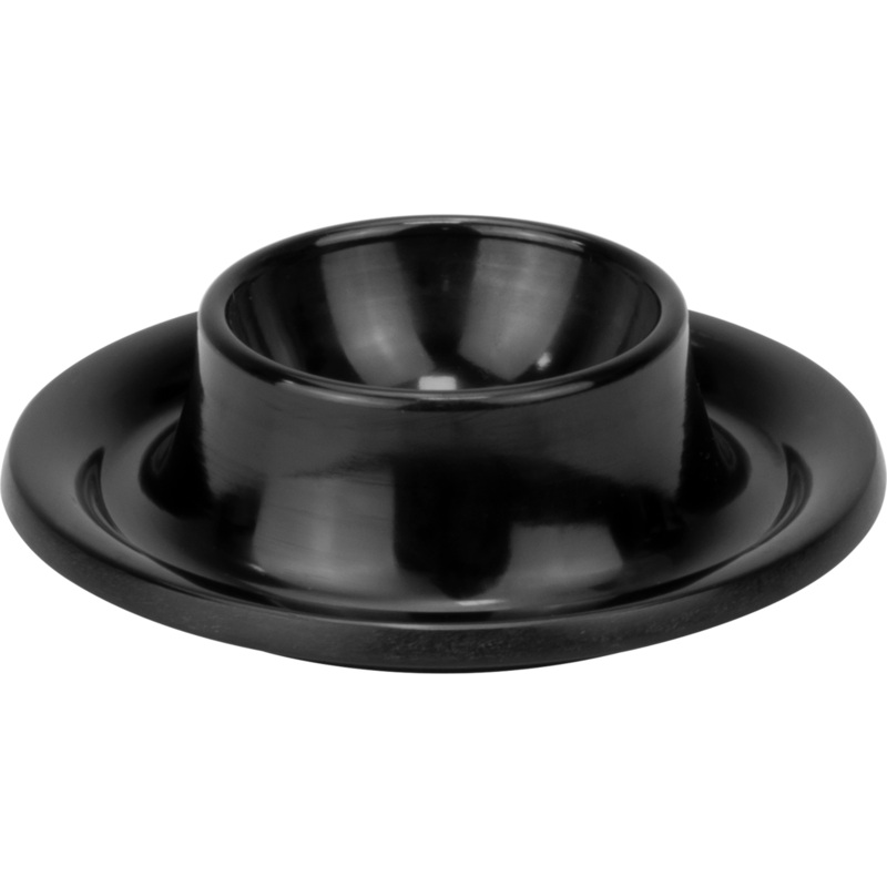 Melamine egg cup black 8cm