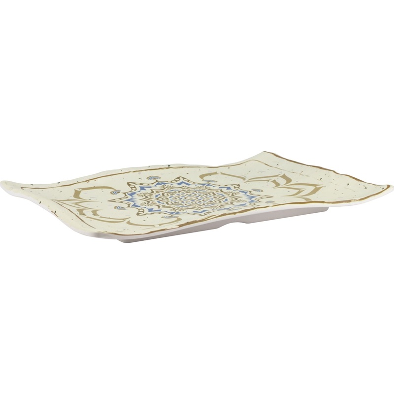 Melamine rectangular platter "Casablanca" 19x13.5cm