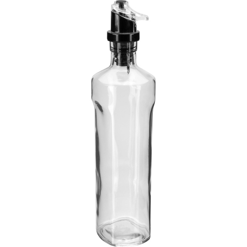 Oil/vinegar bottle with pourer and stopper 350ml