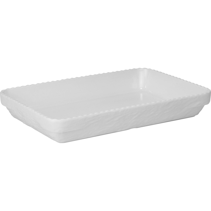 Rectangular melamine bowl 40cm