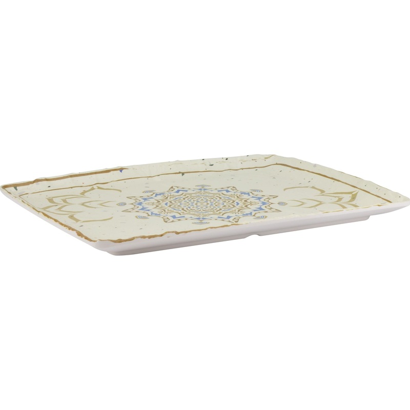 Rectangular melamine platter "Casablanca" GN 1/3