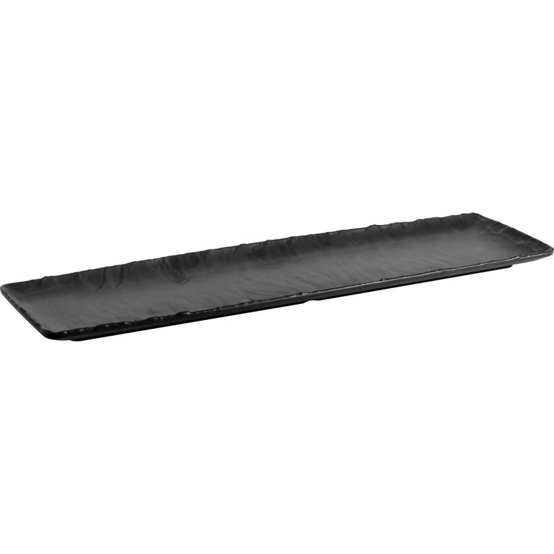 Rectangular platter "Polaris" black GN 2/4